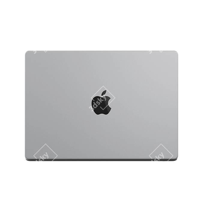 2021 Apple MacBook Pro 14" - Cutting-Edge Tech 3D model image 3