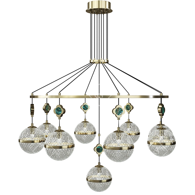 Unique Design LUARA_CH Pendant Lamp 3D model image 1