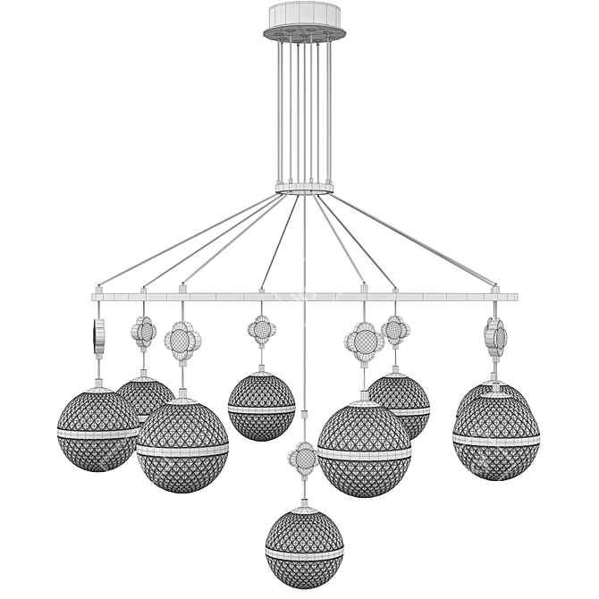 Unique Design LUARA_CH Pendant Lamp 3D model image 2