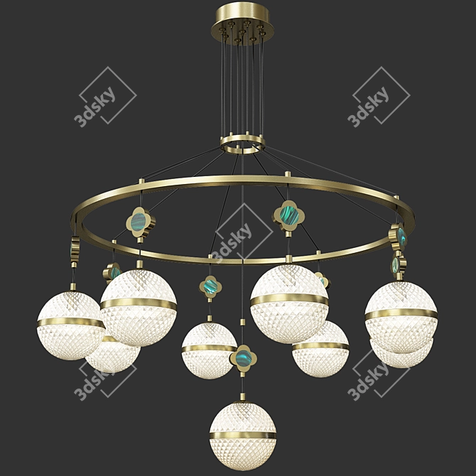 Unique Design LUARA_CH Pendant Lamp 3D model image 4