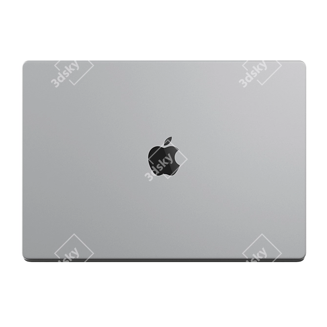 Apple MacBook Pro 16" 2021: Powerful & Sleek 3D model image 4