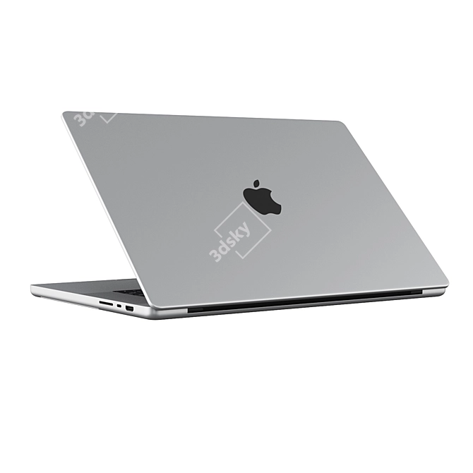 Apple MacBook Pro 16" 2021: Powerful & Sleek 3D model image 5