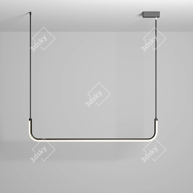 Modern Nordic LED Pendant Light 3D model image 3