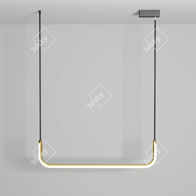 Modern Nordic LED Pendant Light 3D model image 4