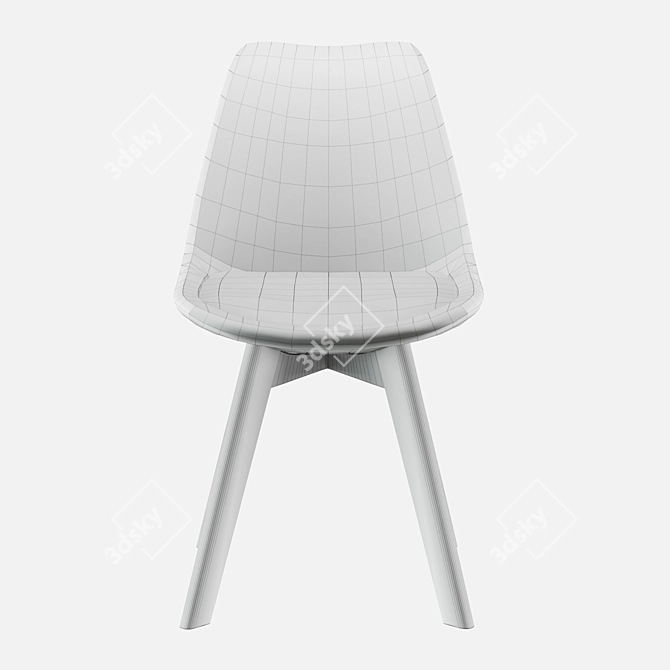 Frankfurt Velvet Chair: Elegant and Comfortable 3D model image 6