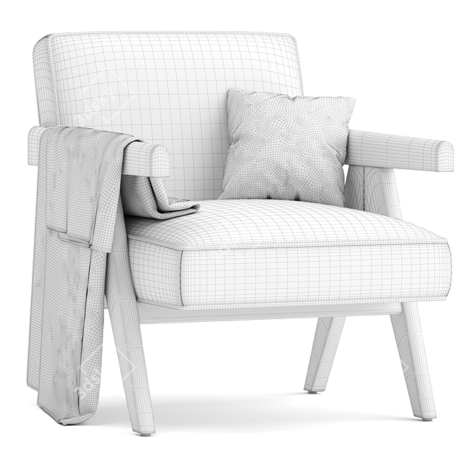 Eichholtz Greta Armchair: Stylish and Compact 3D model image 5