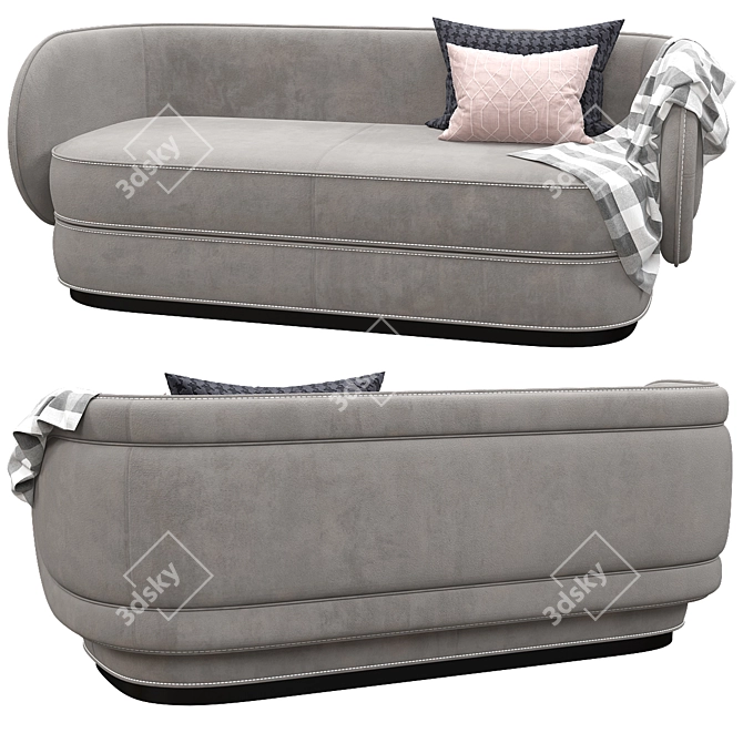 Dazzle in Dyor: Smania Sofa 3D model image 2