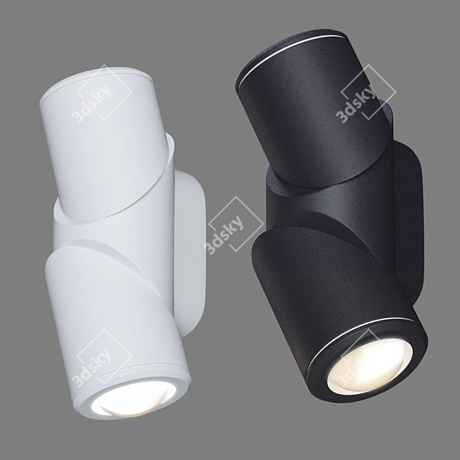 GIRA D LED Outdoor Wall Light 3D model image 2