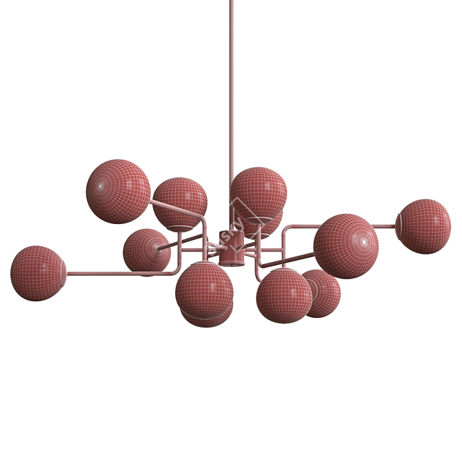 Erich Chandelier: Elegant Lighting for Every Space 3D model image 4