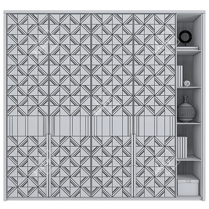 Modern Furniture Set 04 3D model image 3