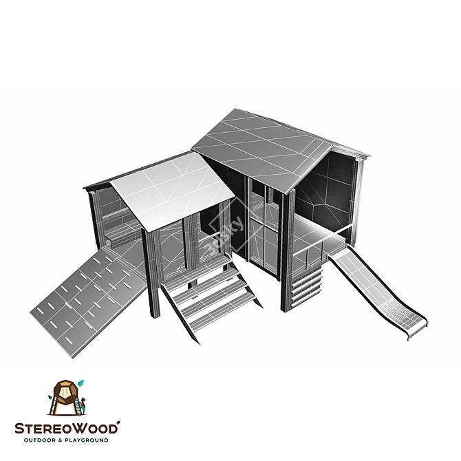 Balkwood Interactive Playset 3D model image 3