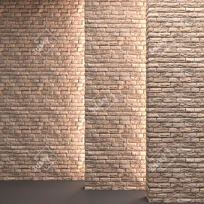 ElegantBrick Texture Set 3D model image 2