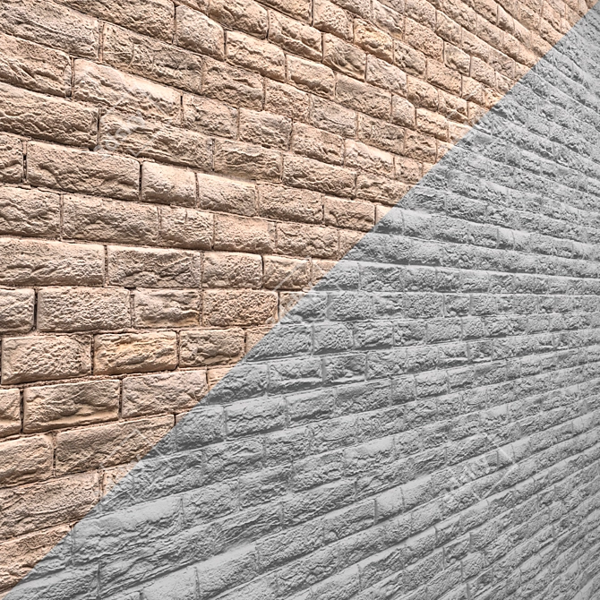 ElegantBrick Texture Set 3D model image 4