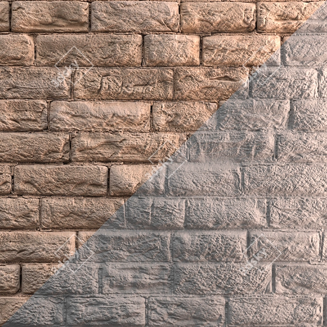 ElegantBrick Texture Set 3D model image 6