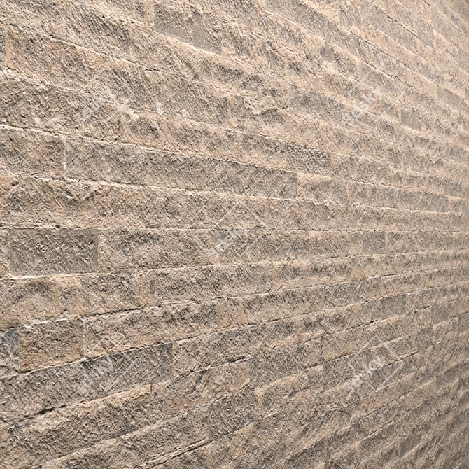 Elegant Brick Design 3D model image 3