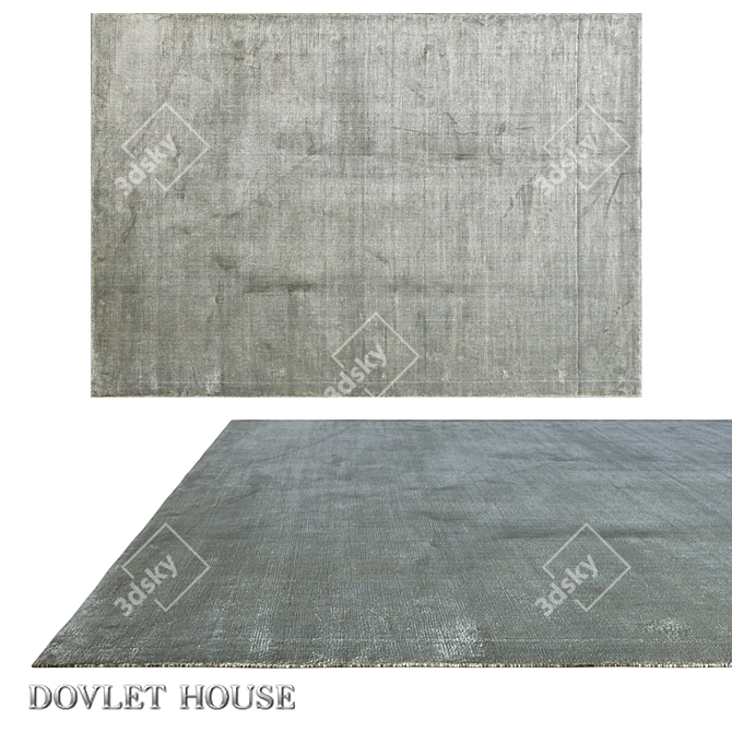 Luxurious Silk Carpet by DOVLET HOUSE 3D model image 1