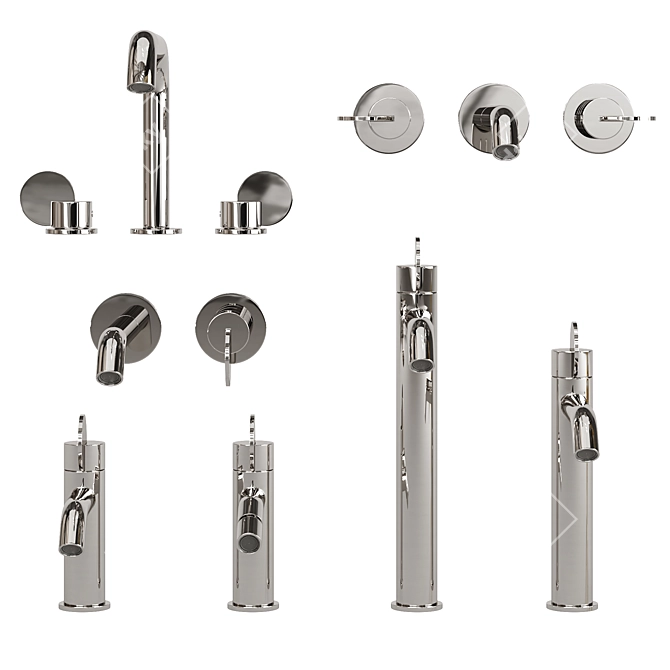 Limon Agape: Elegant and Versatile Taps 3D model image 3