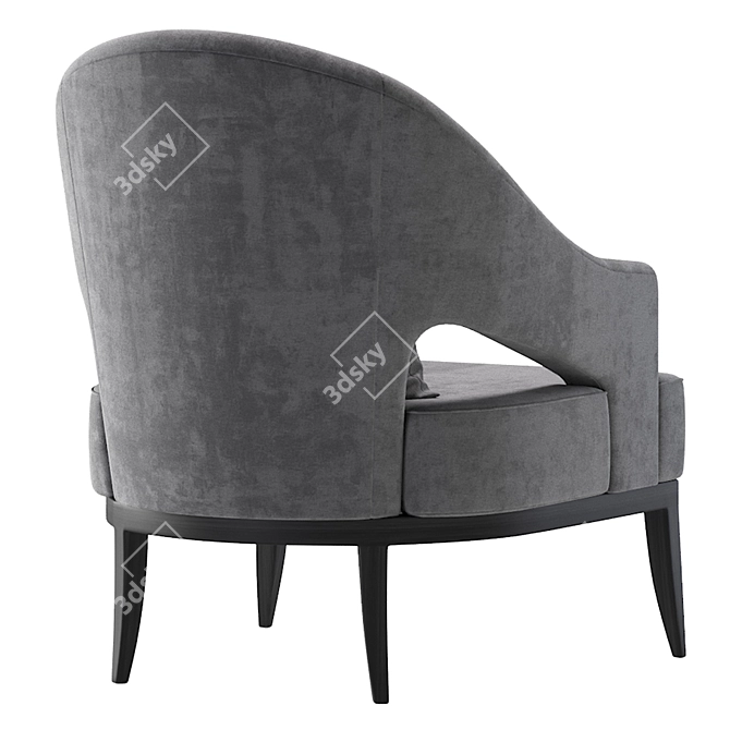 Luxury PERULA Armchair: Elegant and Comfortable 3D model image 6