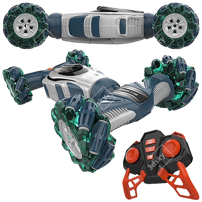 Max Speed RC Car 3D model image 1