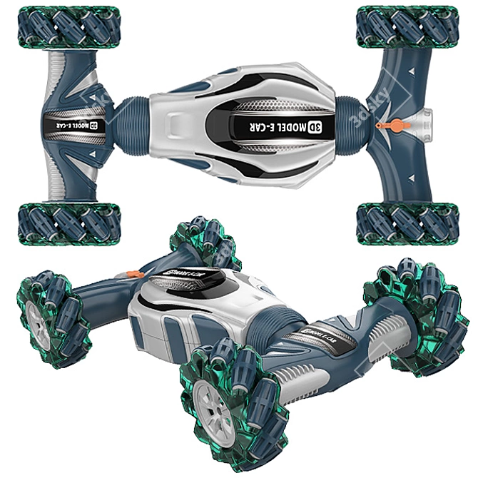 Max Speed RC Car 3D model image 2