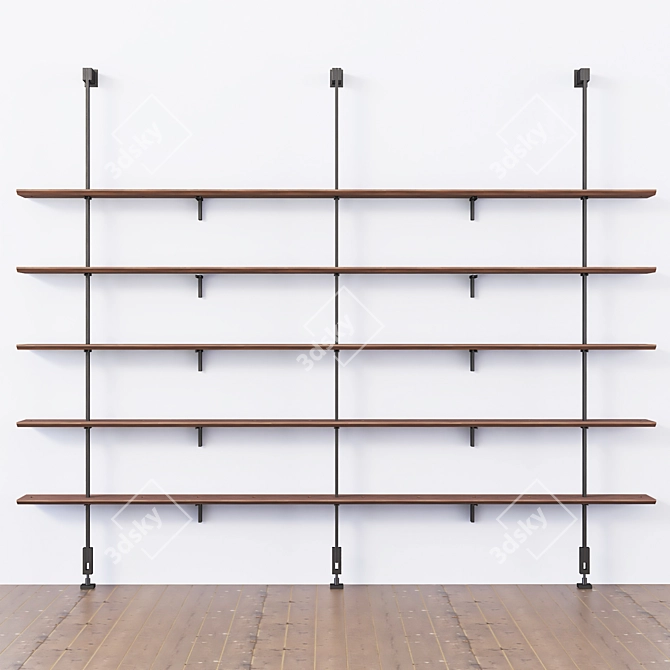 Multifunctional Italian Shelving: Cattelan Italia AIRPORT 3D model image 4