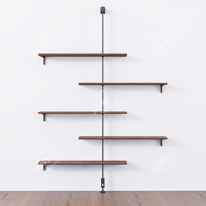 Multifunctional Italian Shelving: Cattelan Italia AIRPORT 3D model image 5