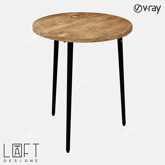 LoftDesigne 60427 Coffee Table 3D model image 1