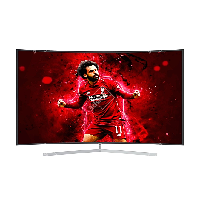 Sleek Samsung 78" Ultra HD TV 3D model image 2