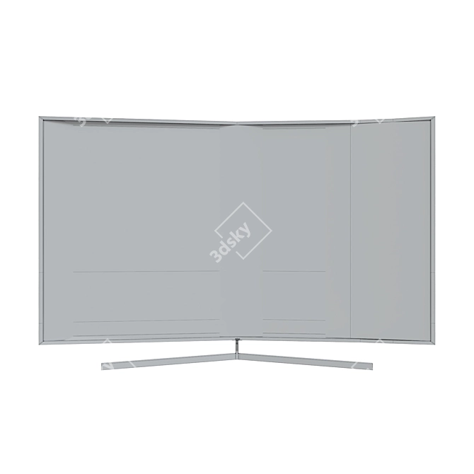 Sleek Samsung 78" Ultra HD TV 3D model image 3