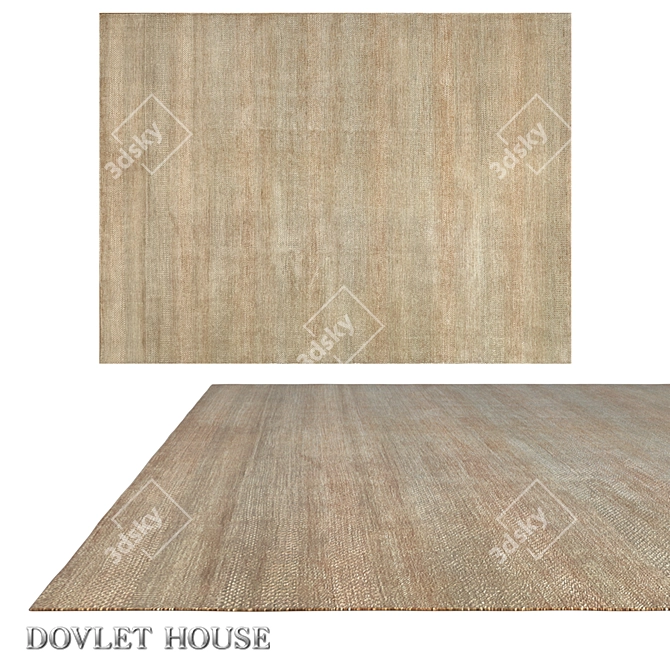 Dazzle Sherst Art Silk Carpet 3D model image 1