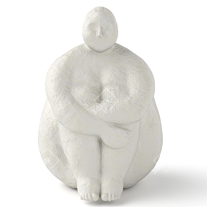 Elegant Sculpture: 3Dmax Figurine 3D model image 3