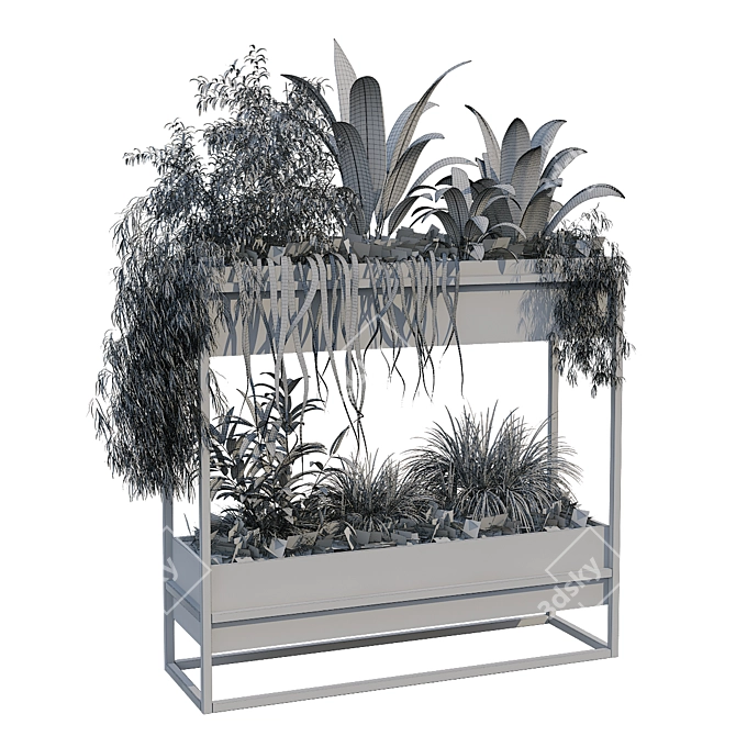 Minimalist Greenery Box Set 3D model image 6