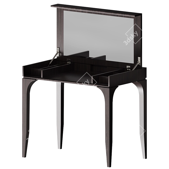 Elegant Bridge Dressing Table. 3D model image 1