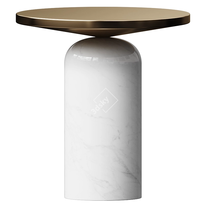 Elegant Smith Small Coffee Table 3D model image 1