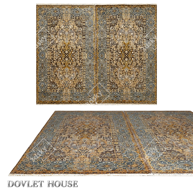 Title: Luxury Double Wool Carpet (16192) 3D model image 1
