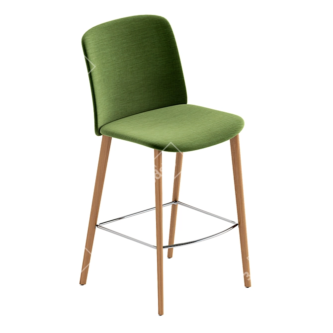 Mixu Barstool: Contemporary Elegance for Any Space 3D model image 6