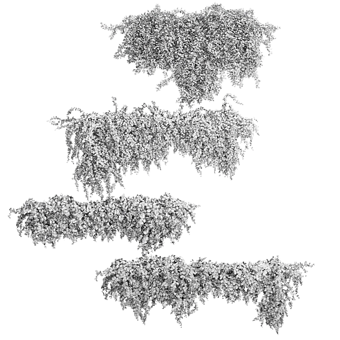 Wall Plants Collection: Volume 56 3D model image 6