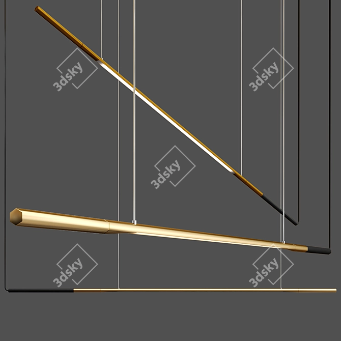 ILO Pendant Light: Modern Elegance by Oluce 3D model image 2