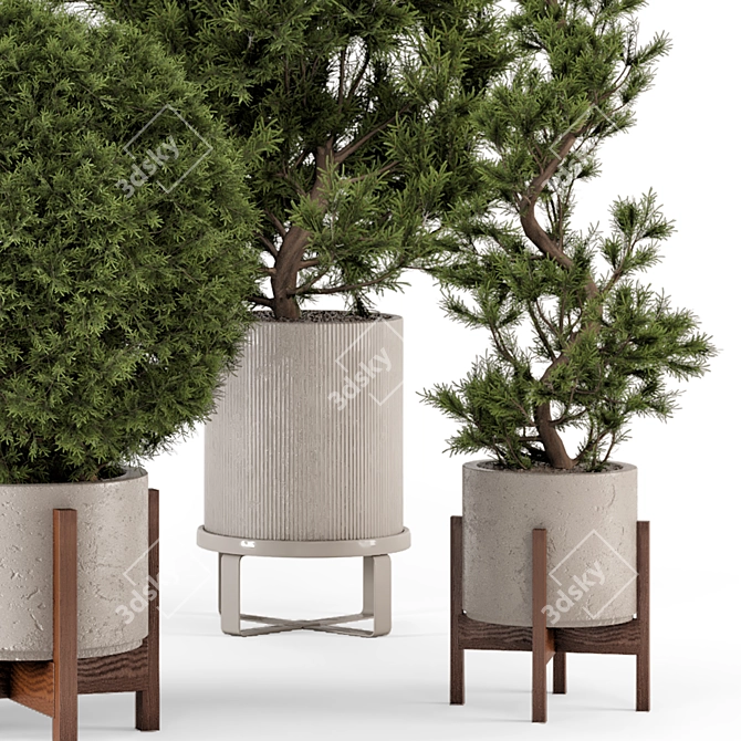 Ferm Living Bau Pot Large - Indoor Plants 3D model image 7