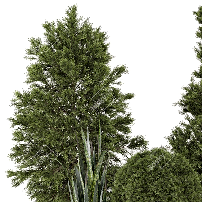 Ferm Living Bau Pot Large - Indoor Plants 3D model image 1