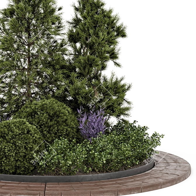 Title: 365-Days Outdoor Garden Set 3D model image 5