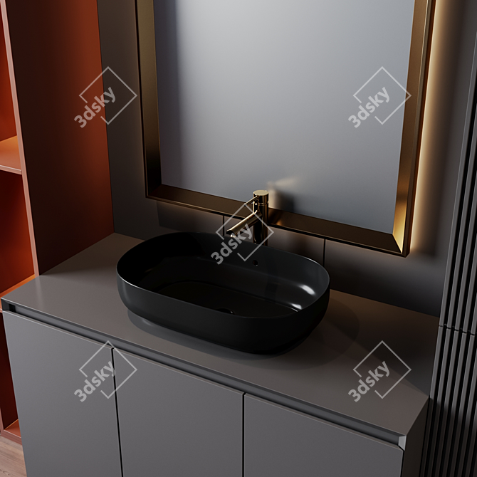 Luxurious Bath Set for Relaxation 3D model image 4