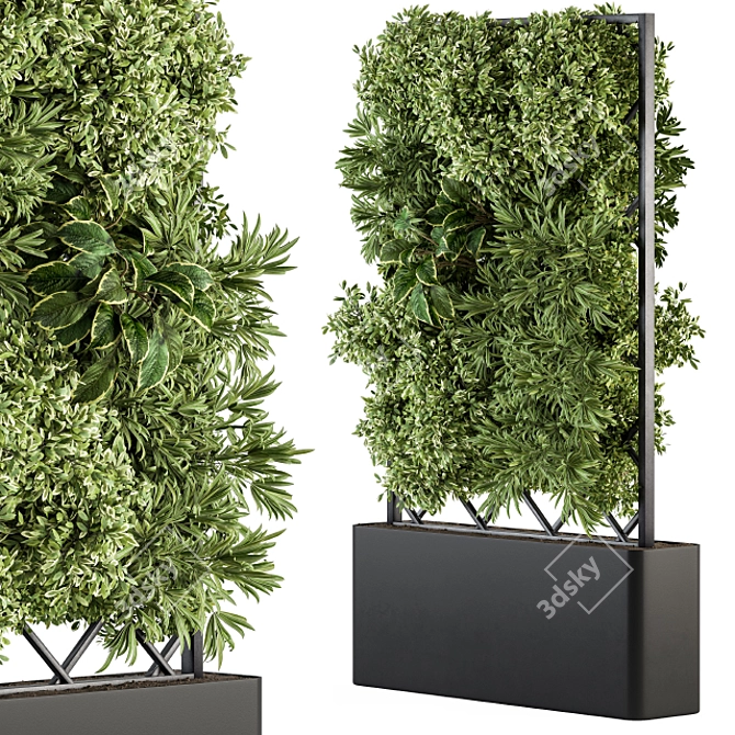 Green Wall 40 - Outdoor Vertical Garden 3D model image 2