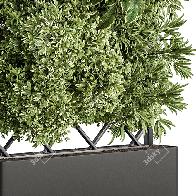 Green Wall 40 - Outdoor Vertical Garden 3D model image 4