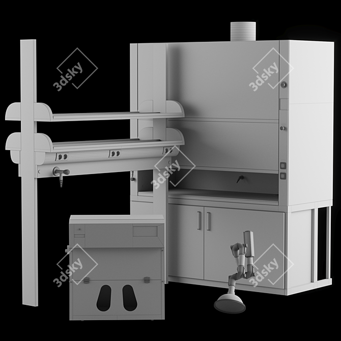 Lab Ventilation System 3D model image 6