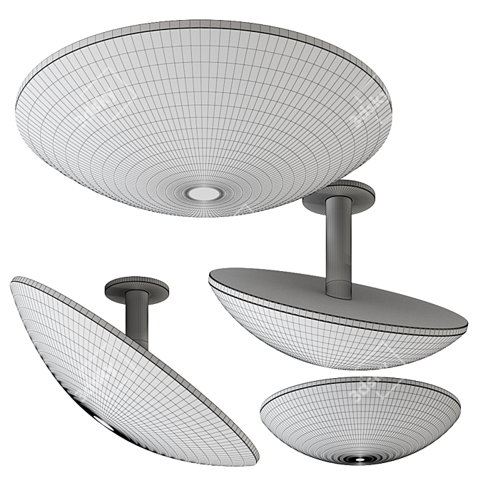 Trama: Modern Minimalist Ceiling Lamp 3D model image 2