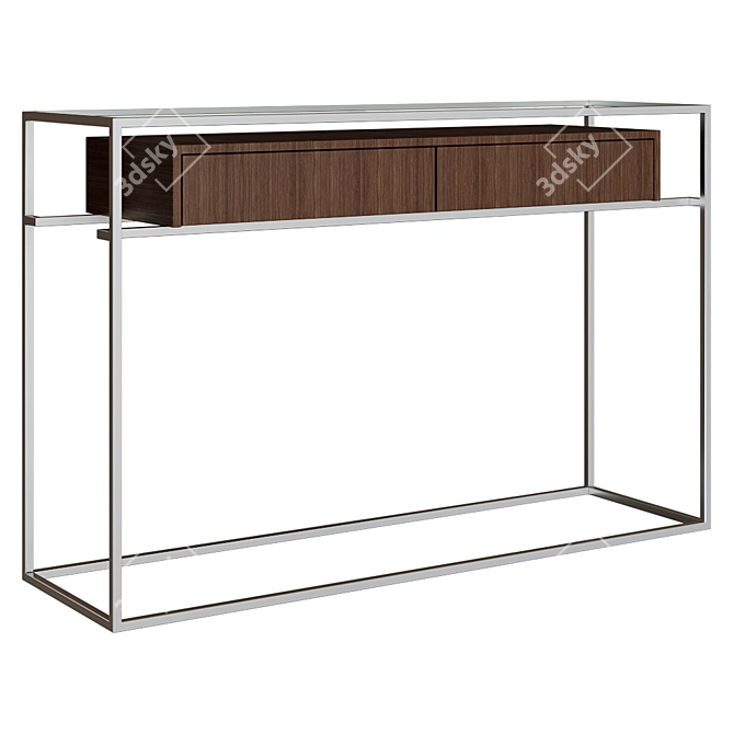 Elegant Restoration Hardware Console 3D model image 2