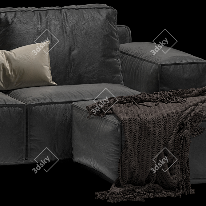 Elegant Designer Sofa for Modern Interiors 3D model image 5