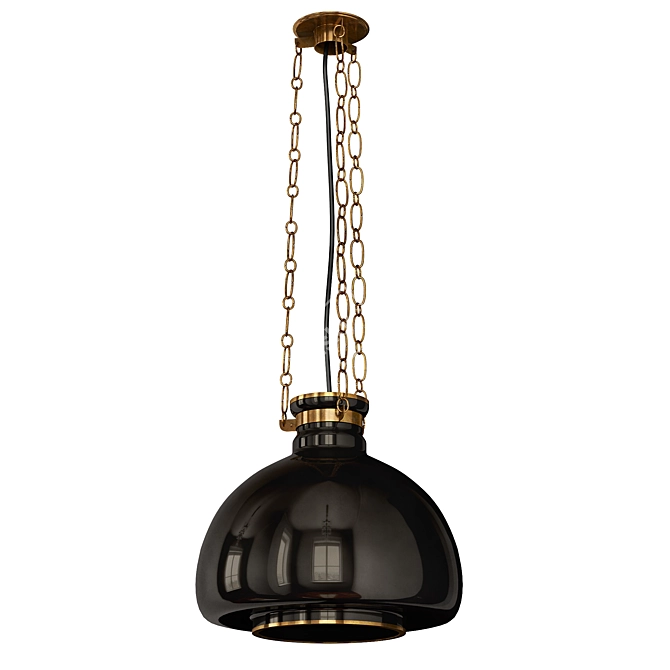 Elegant Solna Pendant Light 3D model image 1