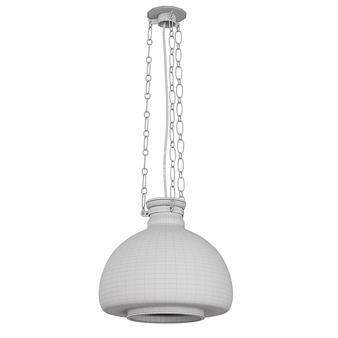 Elegant Solna Pendant Light 3D model image 2